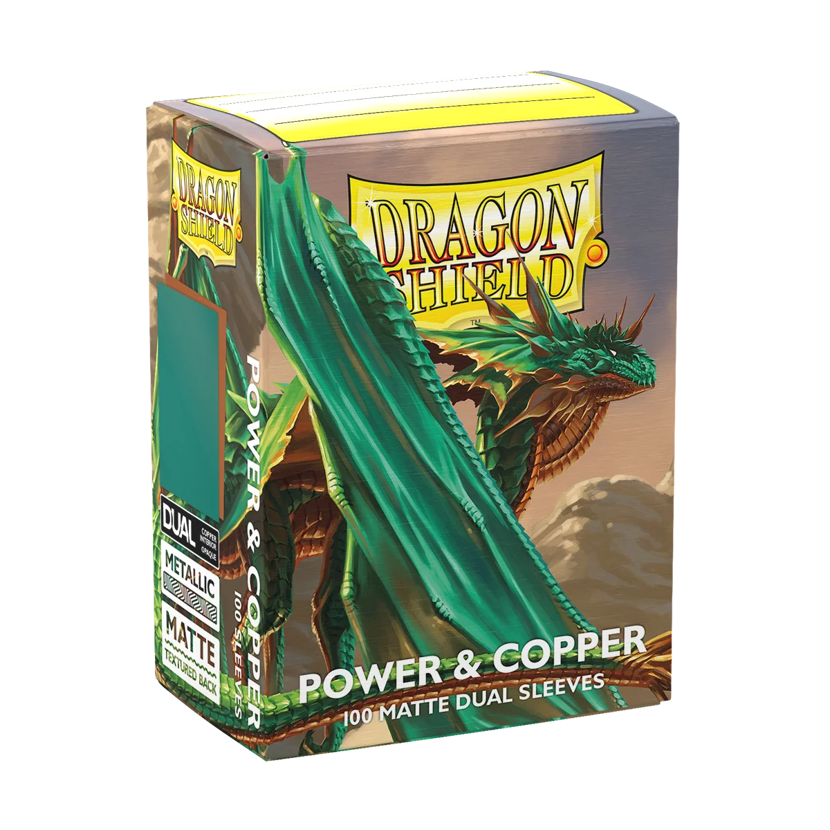 Dragon Shield Matte Dual Power & Copper Sleeves 100ct