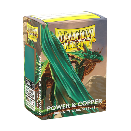 Dragon Shield Matte Dual Power & Copper Sleeves 100ct