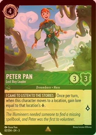 #82 Into the Inklands- Peter Pan: Lost Boy Leader (Foil)