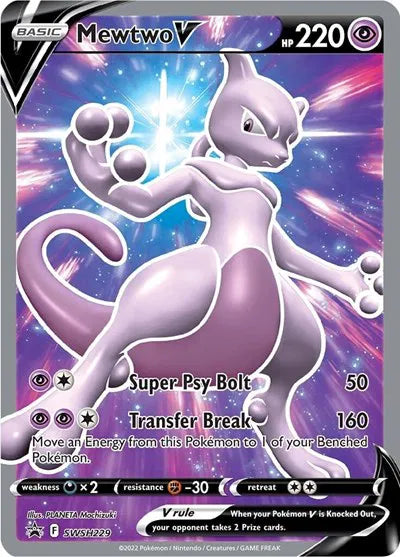 #SWSH229 Sword & Shield Promos - Mewtwo V