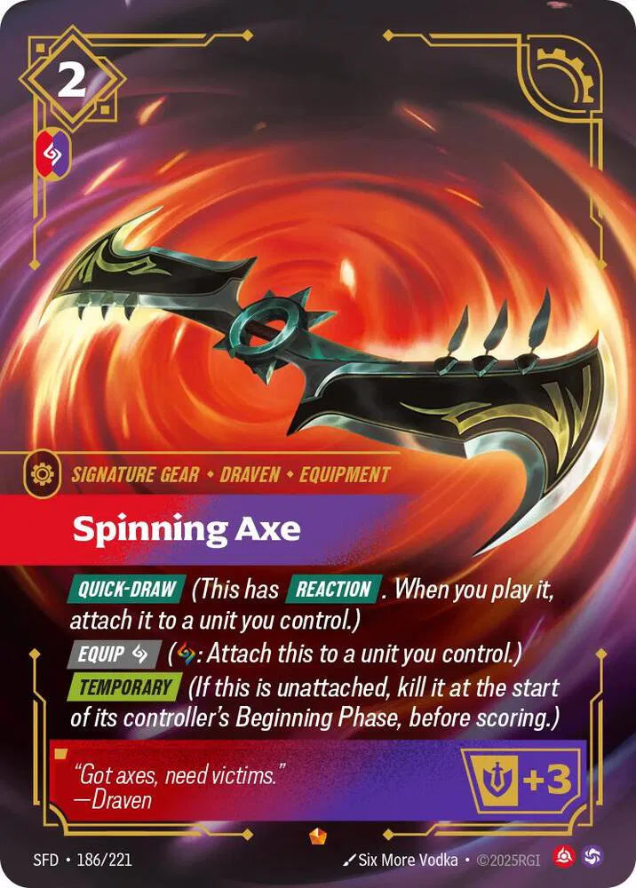 #186 Spirit Forged - Spinning Axe