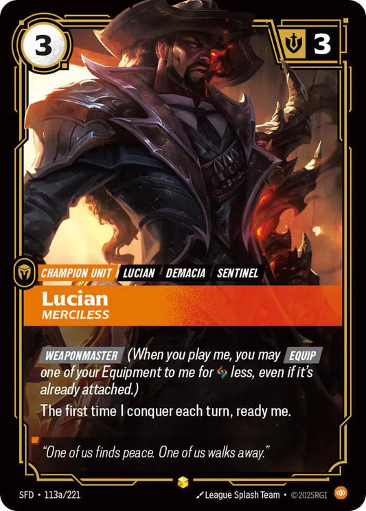 #113a Spirit Forged - Lucian - Merciless