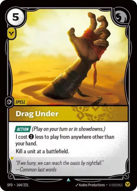 #164 Spirit Forged - Drag Under (Foil)