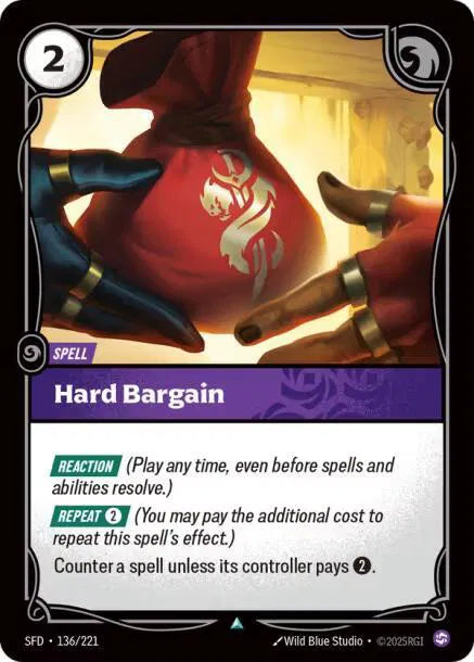 #136 Spirit Forged - Hard Bargain (Foil)