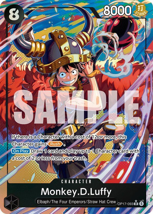 #OP17-093 (Alt Art)  The Worlds Strongest Warriors - Monkey.D.Luffy