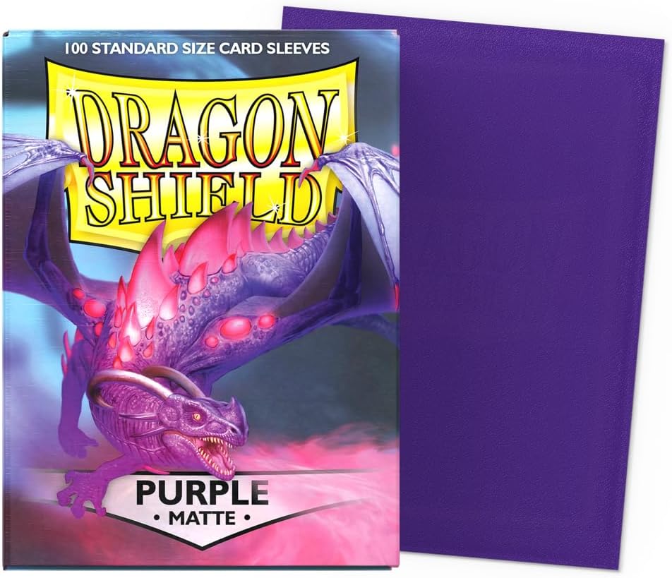 Dragon Shield Purple Matte Sleeves- 100 count