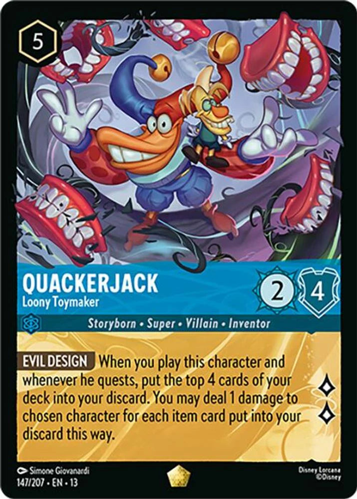 #147 Attack of the Vine- QuackerJack (Legendary) (non-holo)