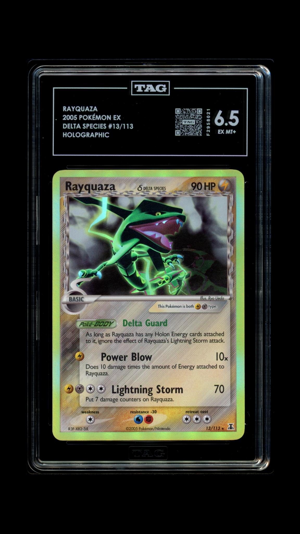Rayquaza Holo- #13 Delta Species - TAG 6.5