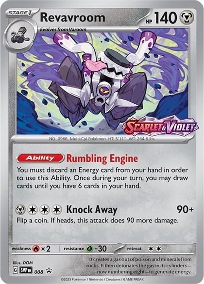 #8 Scarlet & Violet Base - Revavroom (Stamped)(Sealed)