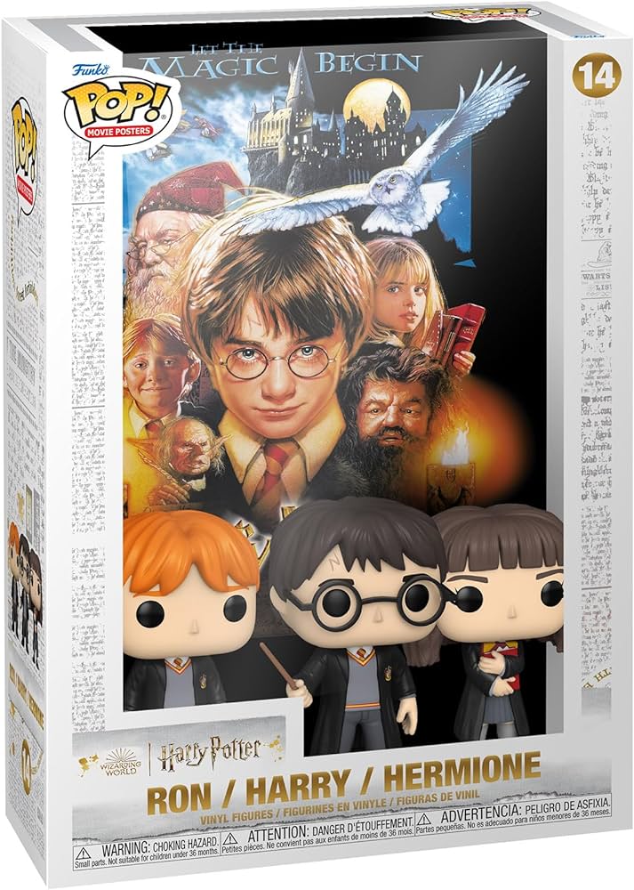 Funko Pop! Harry Potter & The Sorcerer's Stone- Ron/Harry/Hermione #14
