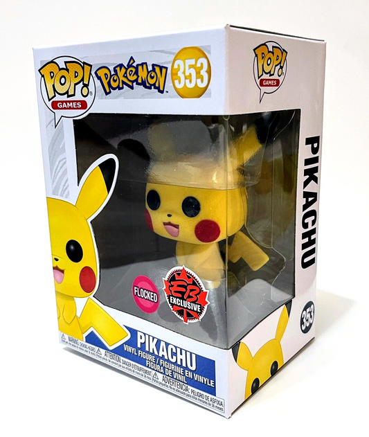 #353 Pikachu Flocked EB Exclusive Funko Pop