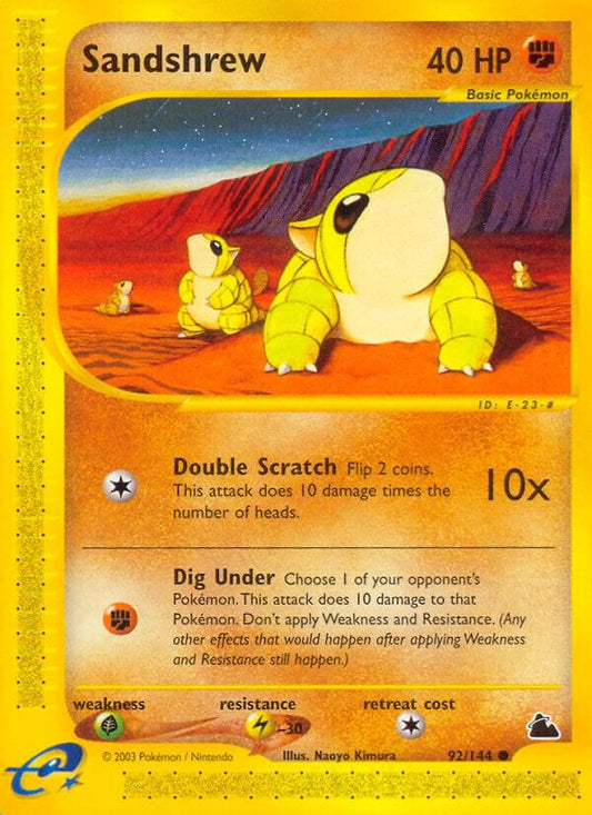 #92 Skyridge- Sandshrew (non-holo)