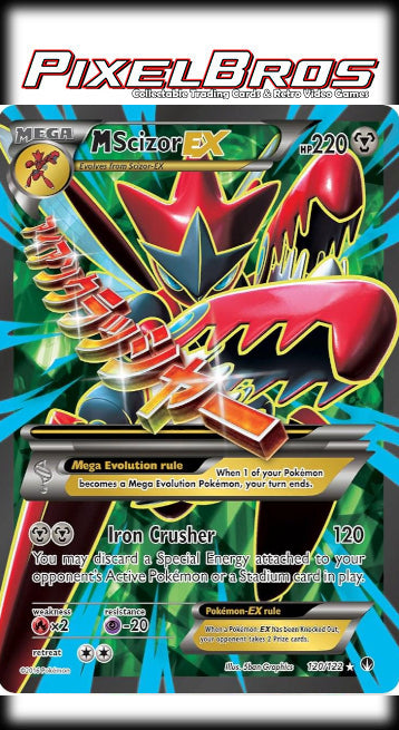 #120 Breakpoint- M Scizor EX(LP)