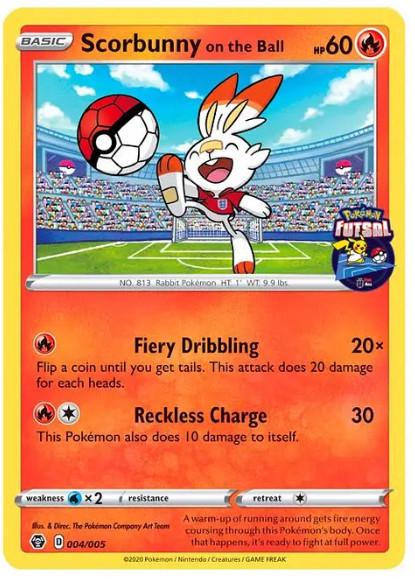 #4 Futsal Collection- Scorbunny on the Ball (NOT SEALED)