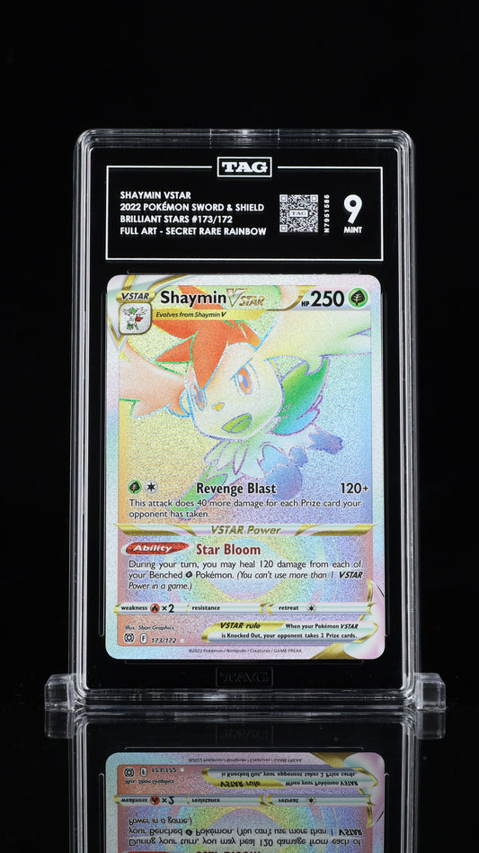 Shaymin Vstar- #173 Brilliant Stars- TAG 9