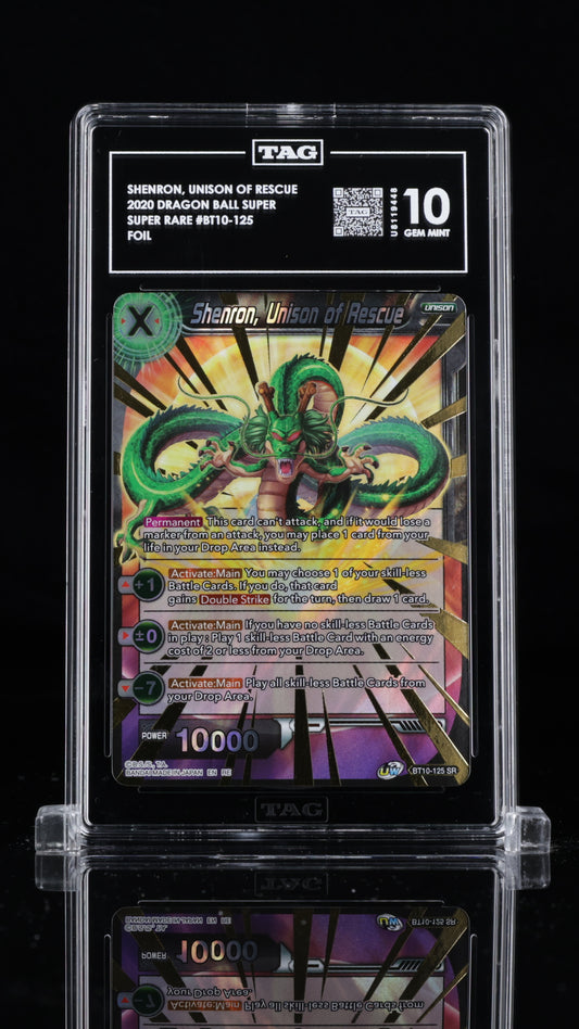 Shenron, Unison of Rescue Foil- Dragon Ball Super #BT10-125- TAG 10