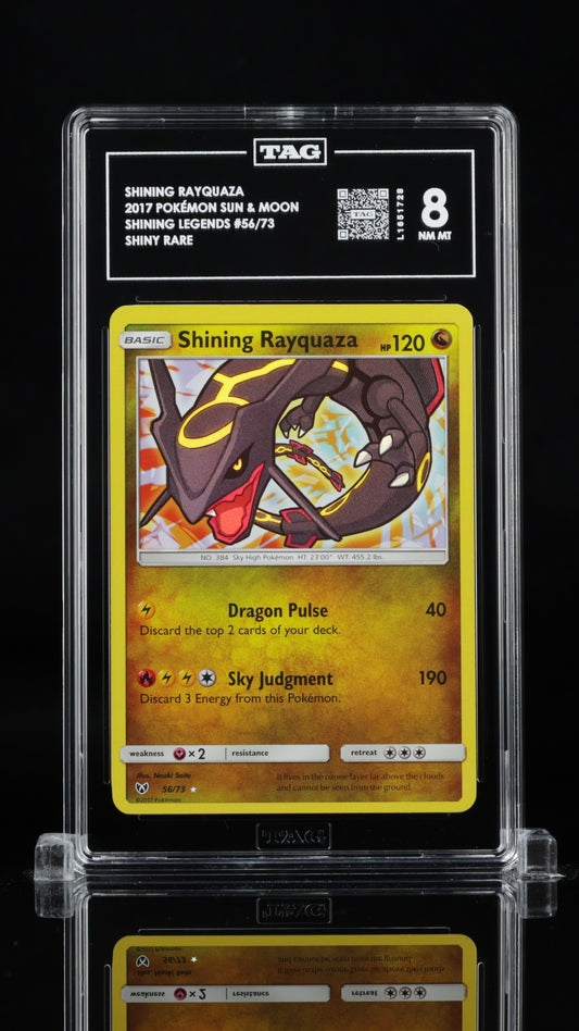 #56 Shiny Rayquaza- Shining Legends- TAG 8