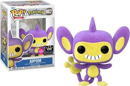#947 Aipom Flocked Funko Pop