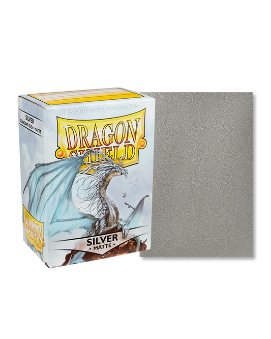 Dragon Shield Sleeves Matte Silver 100 Count
