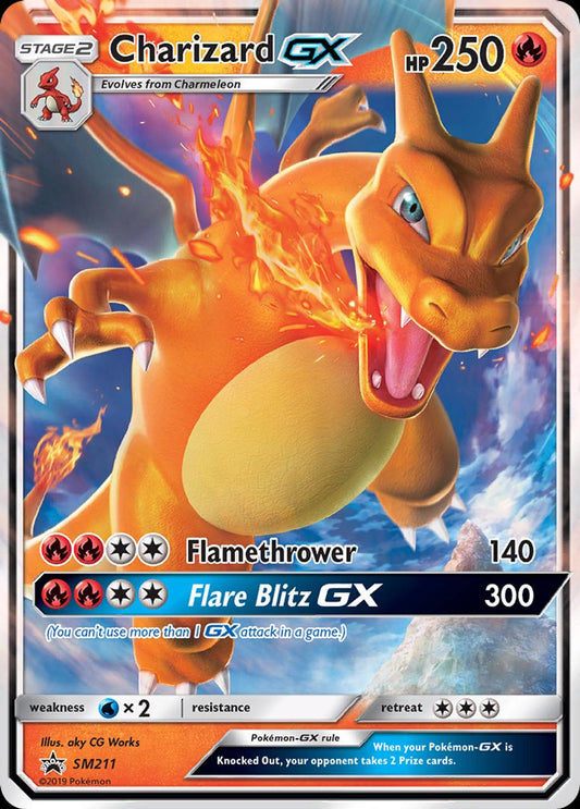 #211 Sun & Moon Promos- Charizard GX