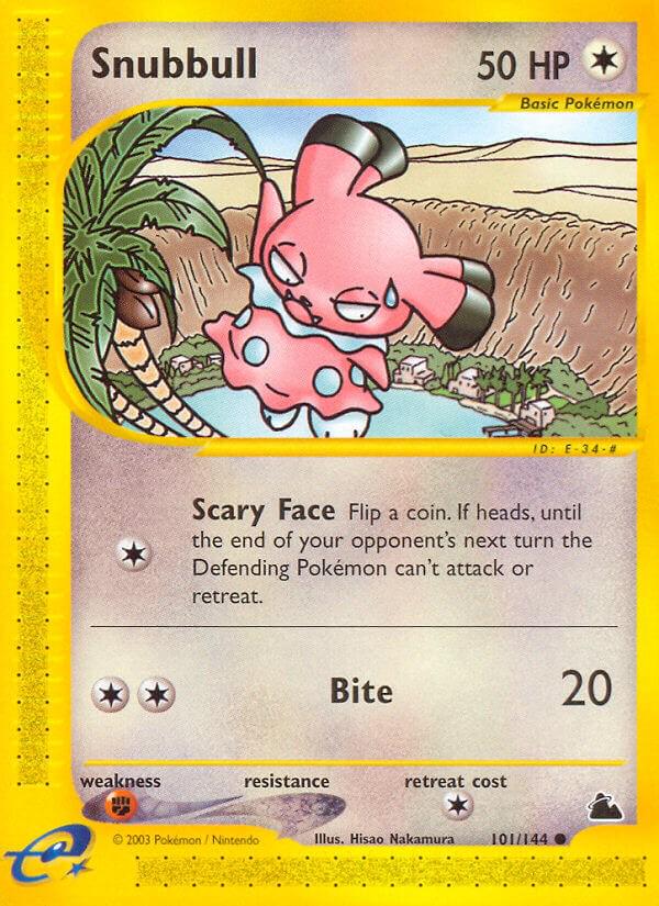 #101 Skyridge- Snubbull (non-holo)