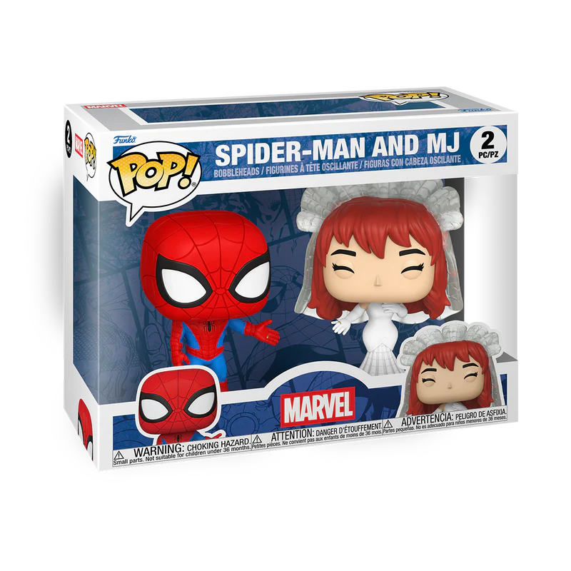 Marvel Funko Pop Couples Spiderman & MJ 2 pack