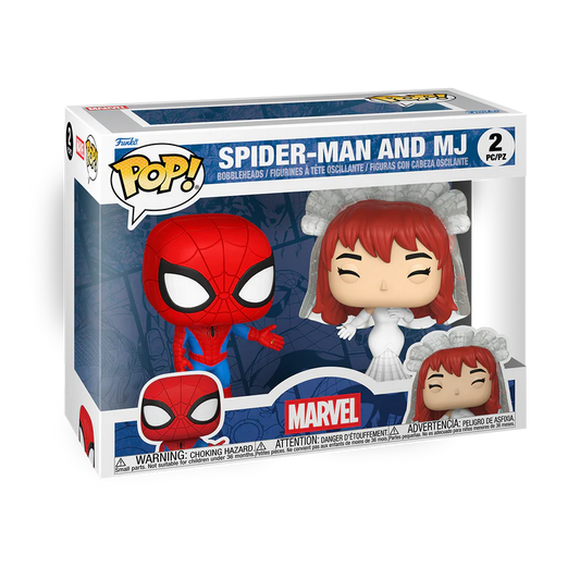 Marvel Funko Pop Couples Spiderman & MJ 2 pack