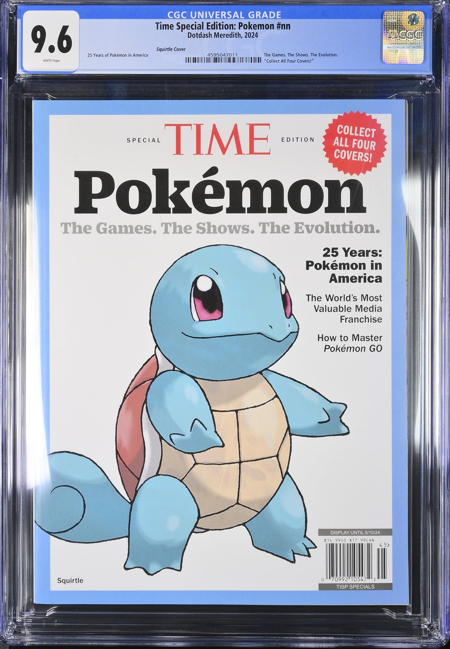 Squirtle- Time Magazine- CGC 9.6