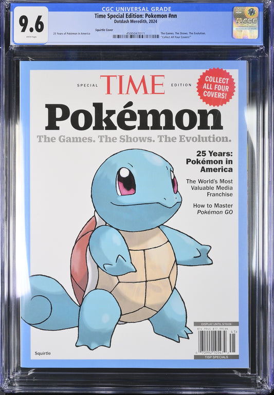 Squirtle- Time Magazine- CGC 9.6