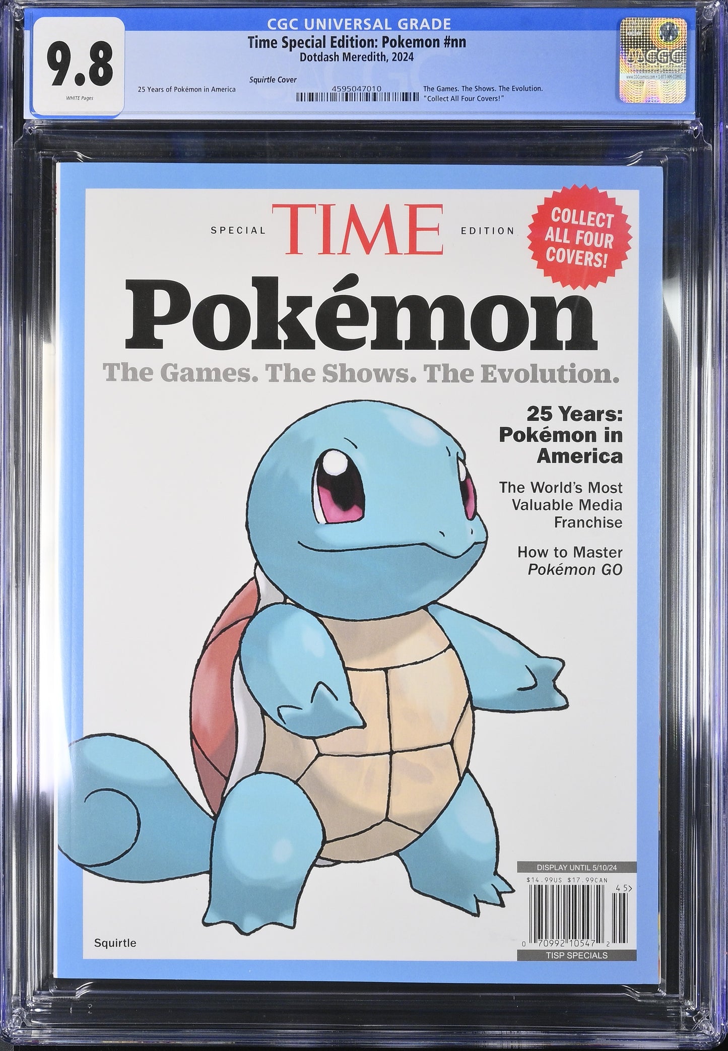 Squirtle- Time Magazine- CGC 9.8