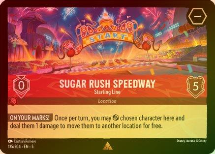 #135 Shimmering Skies- Sugar Rush Speedway(Starting Line)(Foil)