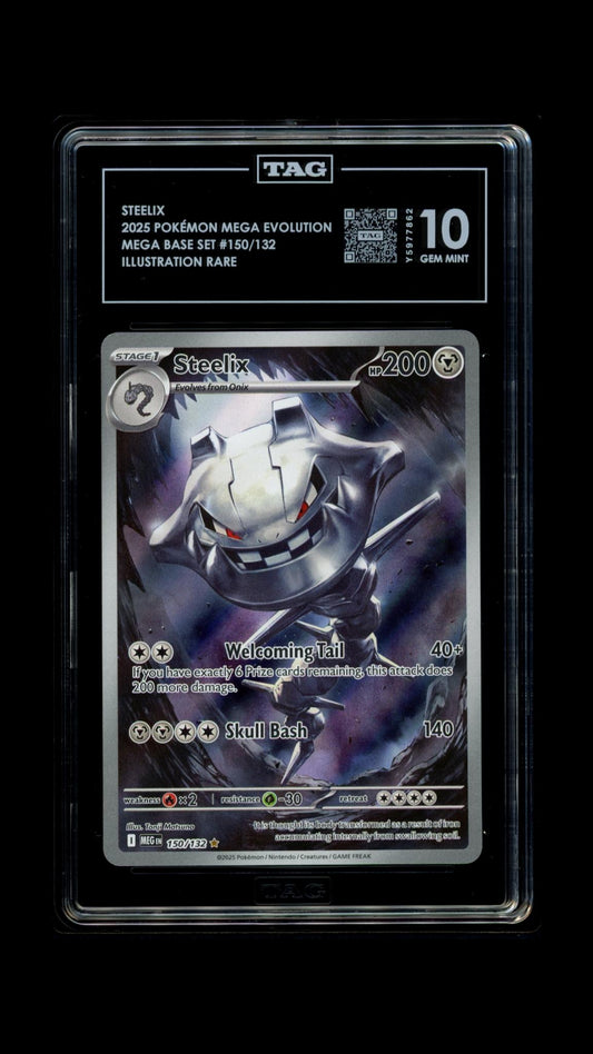 Steelix- #150 Mega Evolution Base Set- TAG 10