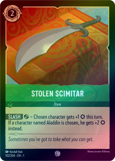 #102- The First Chapter-Stolen Scimitar(Foil)