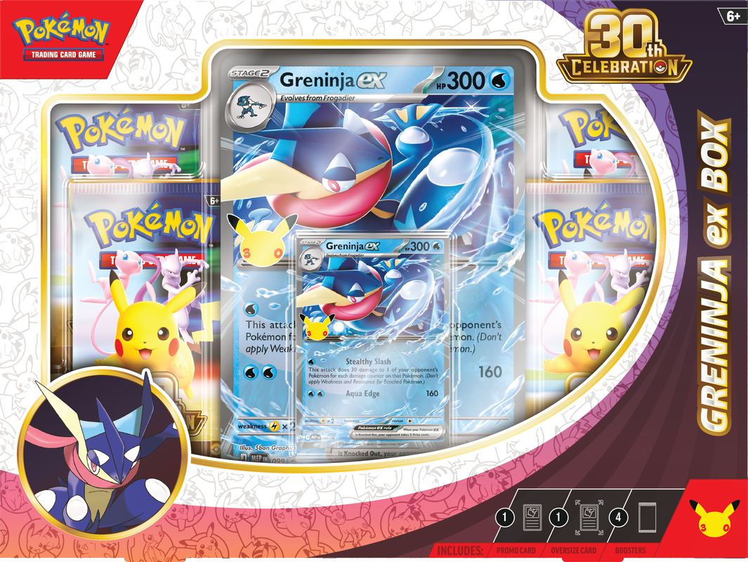 Pokemon 30th Celebration Sylveon EX/ Greninja EX Box *Releases September 16, 2026*
