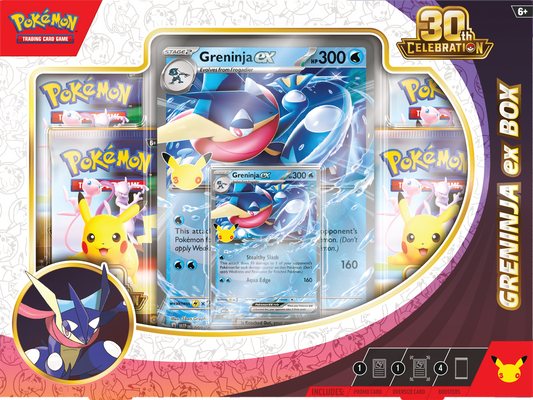 Pokemon 30th Celebration Sylveon EX/ Greninja EX Box *Releases September 16, 2026*