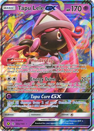 #60a Guardian Rising- Tapu Lele GX( Alternative art)(LP)