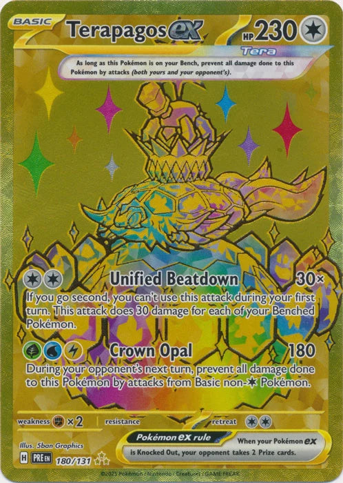 #180 Prismatic Evolutions- Terapagos Ex
