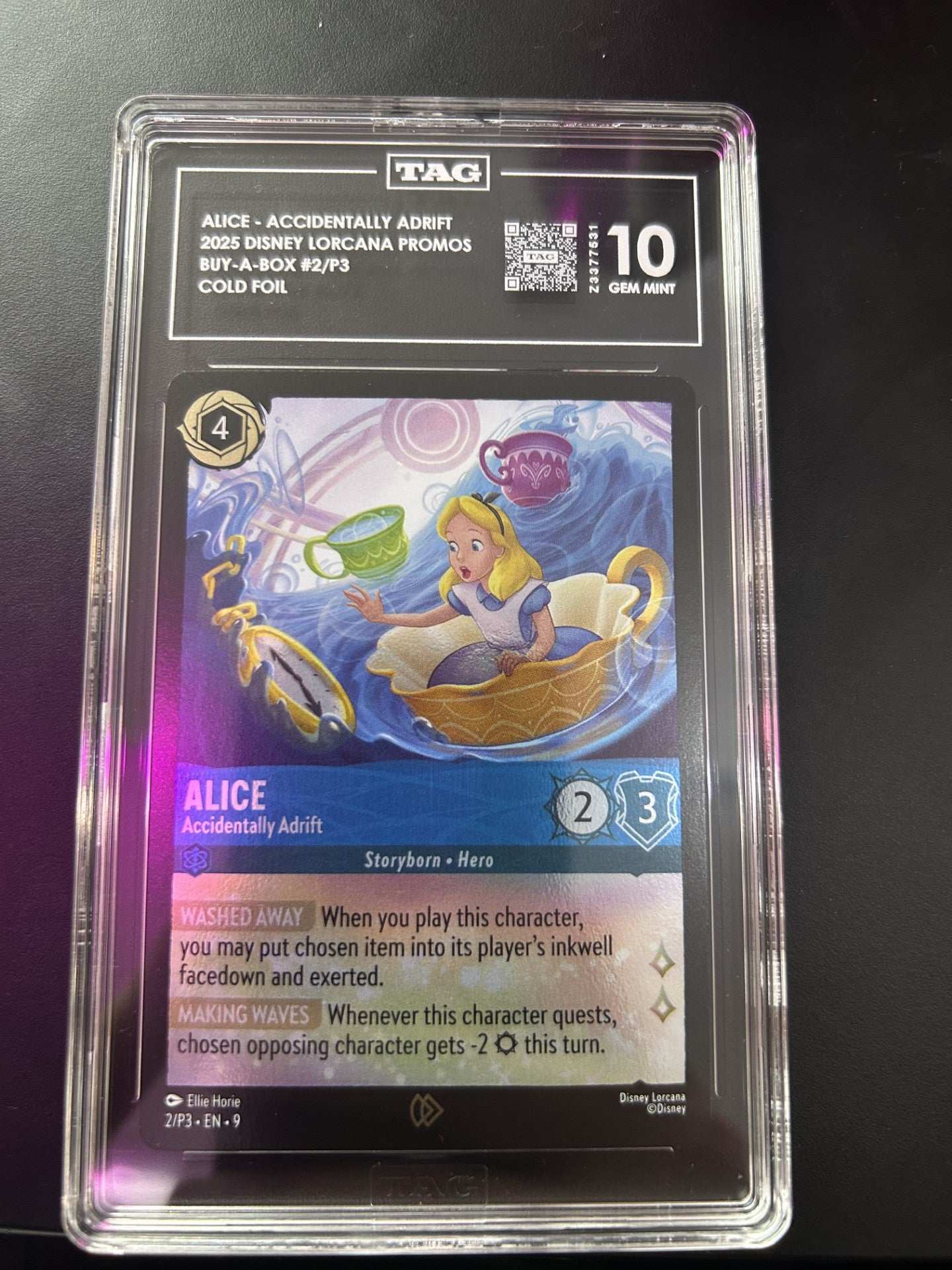 Alice- #2/P3 Accidentally Adrift Fabled Promo- TAG 10