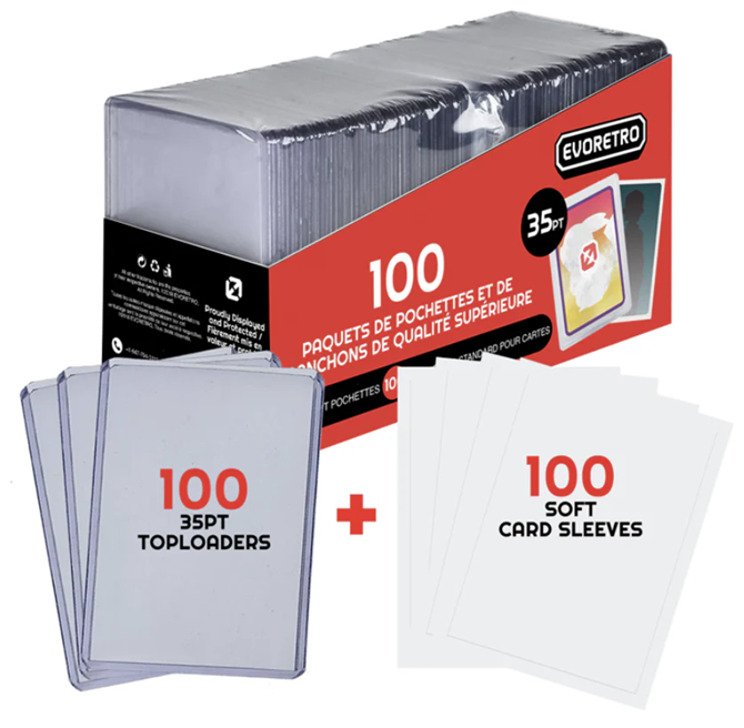 Evoretro Top Loader & Sleeves Pack of 100