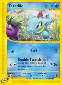 #134 Expedition- Totodile Non-Holo(LP)