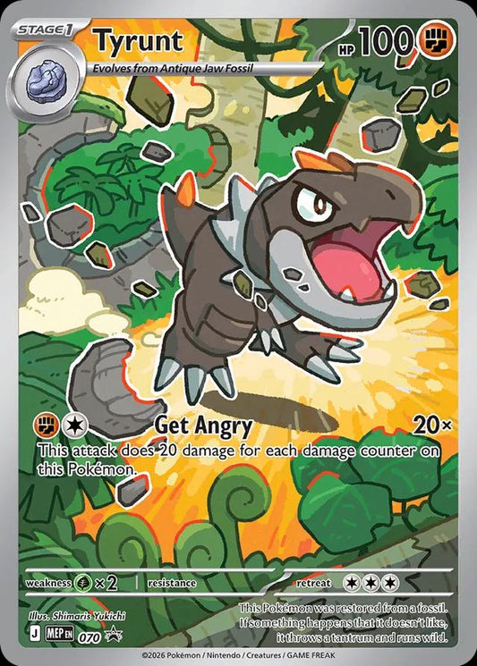 #70 Mega Evolutions Promo- Tyrunt (not sealed)