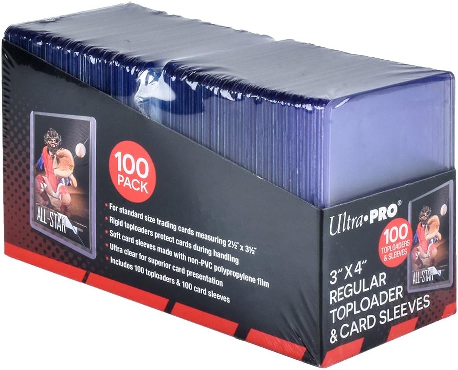 Ultrapro Toploaders 3x4 Set with sleeves Bundle