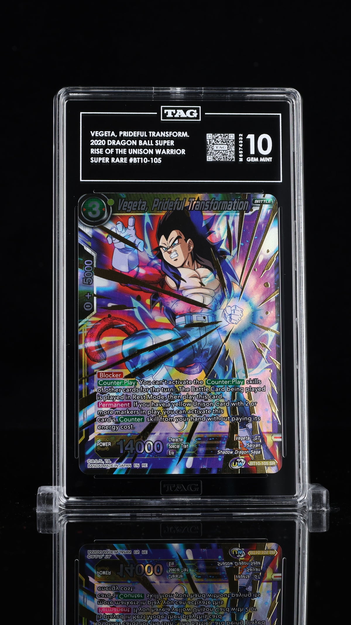 Vegeta, Prideful Transform #BT10-105: Rise of the Unison Warrior- TAG 10