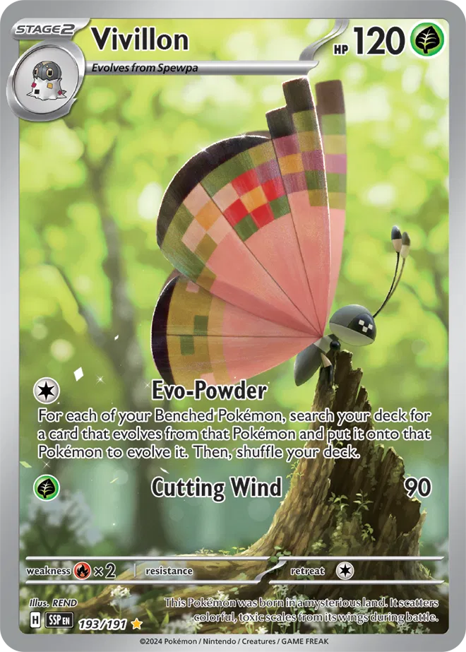 #193 Surging Sparks- Vivillon