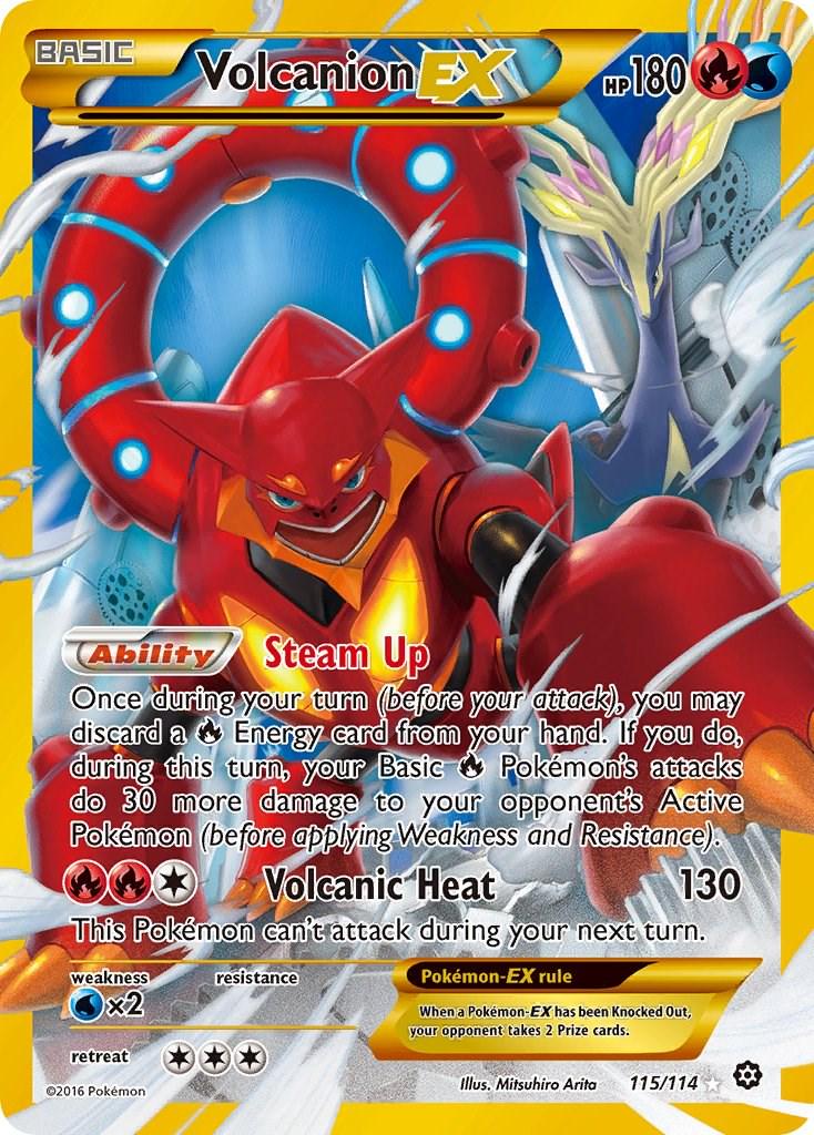 #115 Steam Seige- Volcanion EX