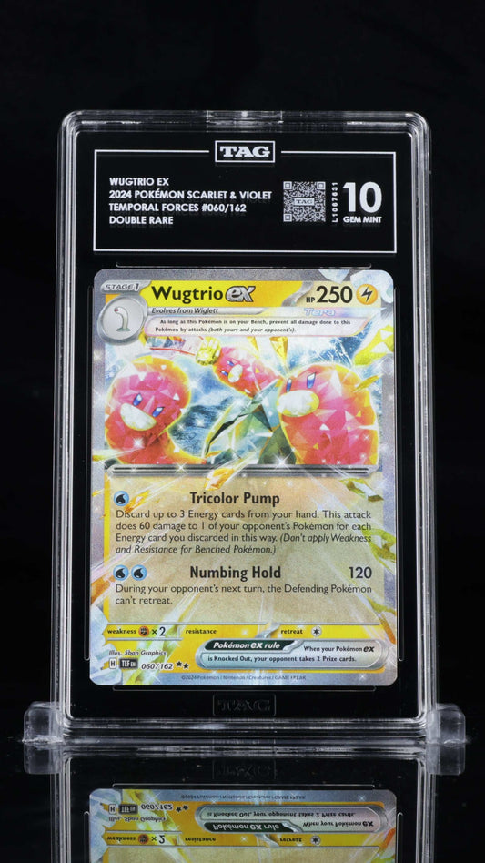 Wugtrio Ex- #60 Temporal Forces- TAG 10