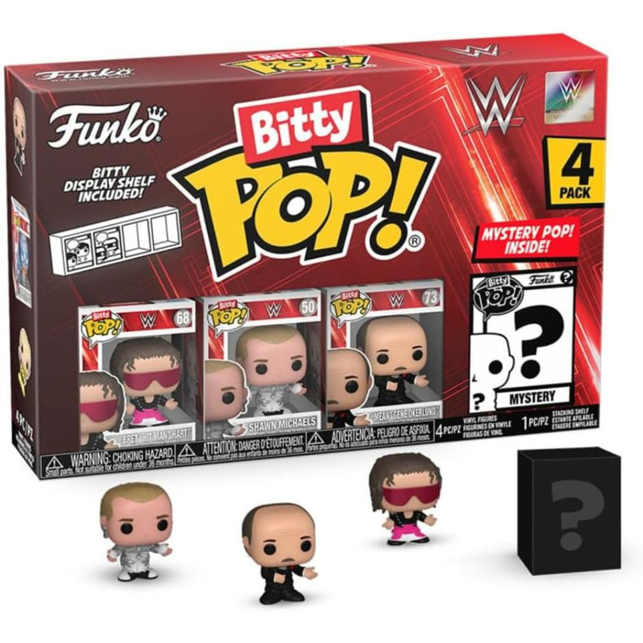 Bitty Pop! : WWE 4-Figure Pack - Random Style
