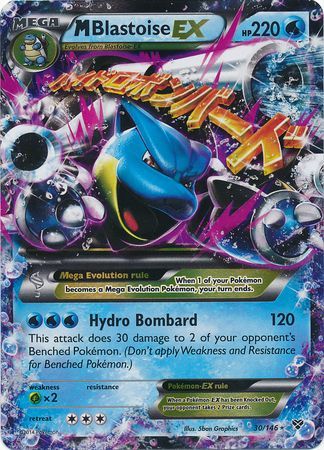 #30 XY Base Set- M Blastoise EX