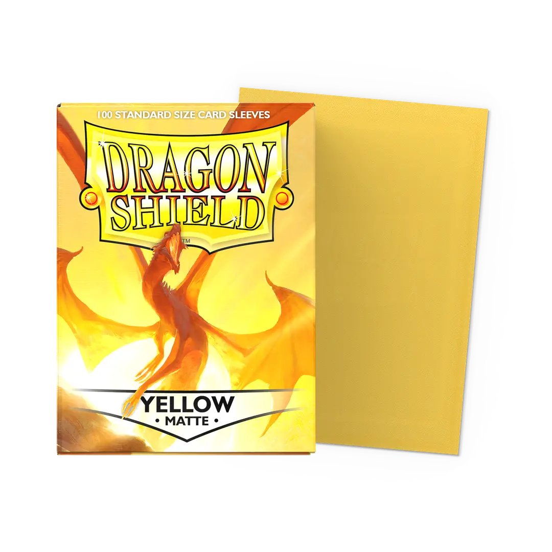 Dragon Shield Matte Yellow Elichapaz Sleeves- 100 count