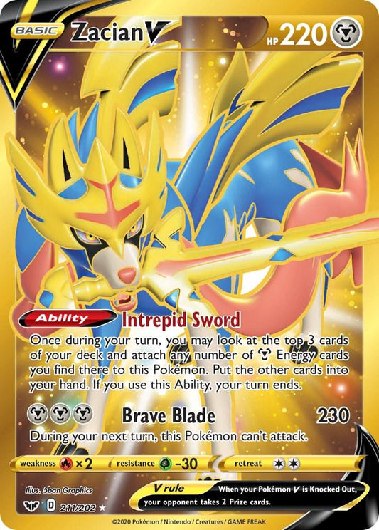#211 Sword & Shield Base Set- Zacian V